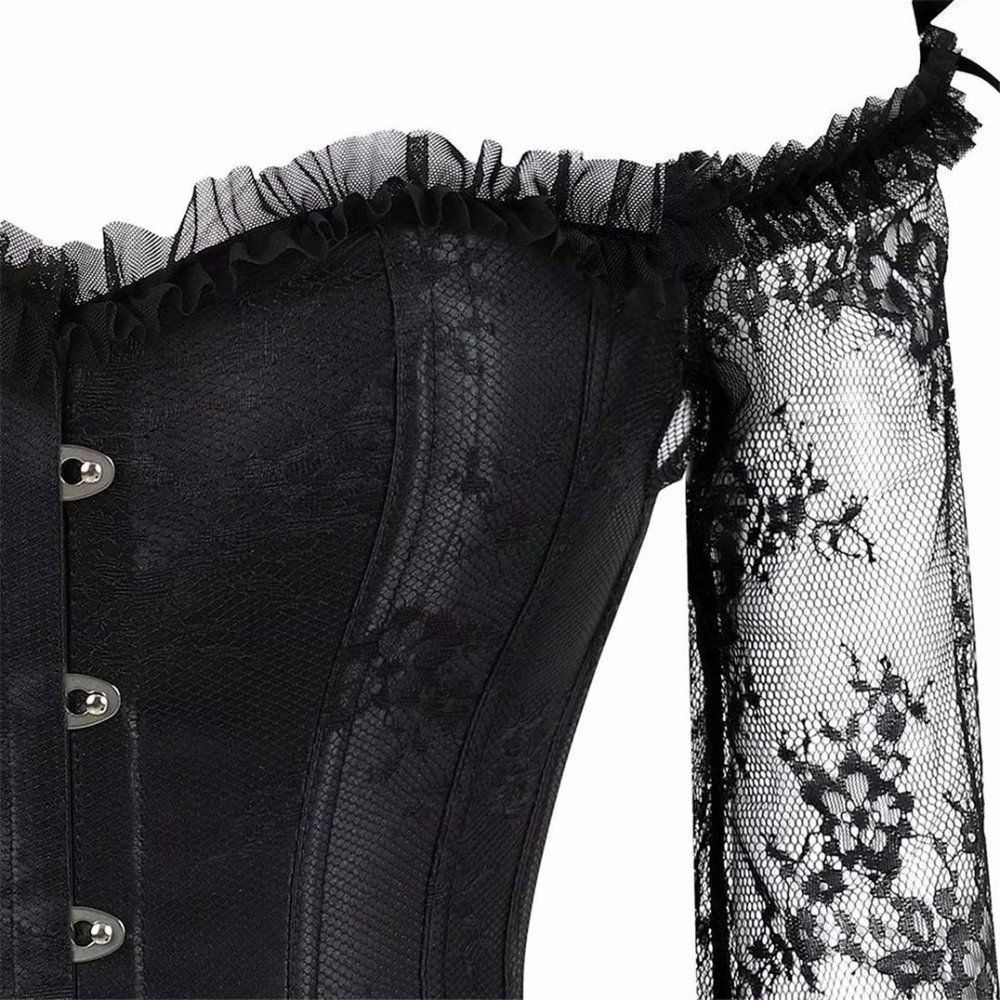 CORSETS, Bustier Top Sexy - Black lace - Picture 4 of 5